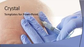  Presentation with hair loss - PPT layouts enhanced with transplant - senior man with hair loss background and a lemonade colored foreground