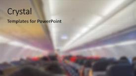  Presentation with abstract circles blur night street - Beautiful slides featuring transpors - abstract blur plane cabin backdrop and a  colored foreground