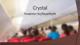  Presentation with ombre art abstract blue - PPT layouts enhanced with transpors - abstract blur plane cabin background and a  colored foreground