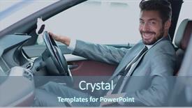  Presentation with car business - Cool new PPT layouts with transpors - portrait of an handsome smiling backdrop and a ocean colored foreground