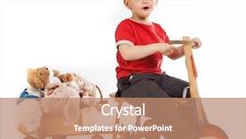  Presentation with gummy bear gummy bears - PPT theme featuring transport kids - little boy transporting his teddy background and a  colored foreground