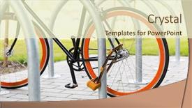  Presentation with safety transport - PPT theme with transport storage security and safety background and a soft green colored foreground