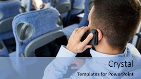  Presentation with tourism business - Colorful PPT layouts enhanced with transport tourism business trip backdrop and a light blue colored foreground