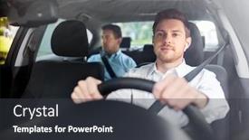  Presentation with vehicle - Audience pleasing PPT layouts consisting of transport-vehicle-and-people-concept backdrop and a dark gray colored foreground