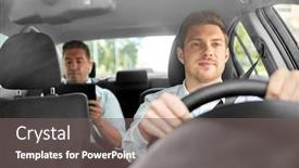  Presentation with vehicle - Amazing slides having transport-vehicle-and-taxi-concept backdrop and a gray colored foreground