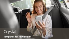  Presentation with vehicle - Slides enhanced with transport-vehicle-and-technology-concept background and a gray colored foreground