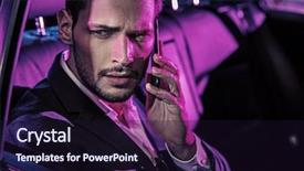  Presentation with car accident cell phone - Audience pleasing theme consisting of transportation - sexy handsome man having backdrop and a wine colored foreground