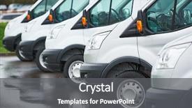  Presentation with company - Amazing presentation theme having transportation - transporting service company commercial delivery backdrop and a gray colored foreground