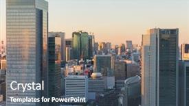  Presentation with urban transportation - Beautiful presentation design featuring transportation and urban concept - view backdrop and a ocean colored foreground