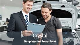  Presentation with auto - Beautiful PPT layouts featuring rental contract - seller and the buyer backdrop and a dark gray colored foreground