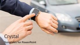  Presentation with limit - Presentation design consisting of transport business trip technology time background and a lemonade colored foreground