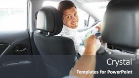  Presentation with transportation - Beautiful PPT layouts featuring transportation vehicle and payment concept - male car driver taking money from passenger backdrop and a dark gray colored foreground