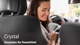  Presentation with transportation - Cool new slide set with transportation-vehicle-and-payment-concept backdrop and a dark gray colored foreground