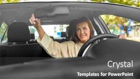  Presentation with transportation - Beautiful PPT layouts featuring transportation-vehicle-and-people-concept backdrop and a dark gray colored foreground