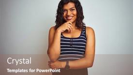  Presentation with transgender - Theme having transsexual-transgender-woman-wearing-striped background and a coral colored foreground