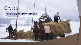  Presentation with hay field - 