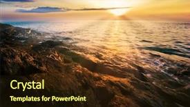  Presentation with types of rocks - Audience pleasing PPT theme consisting of trat koh chang island kingdom backdrop and a wine colored foreground