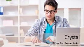  Presentation with young college student diagnosis of sti - Colorful slides enhanced with trauma education - young student man with hand backdrop and a  colored foreground