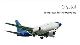  Presentation with logistics - Theme featuring logistics tourism - airplane isolated on white background background and a white colored foreground