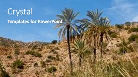  Presentation with adventure - Presentation design enhanced with travel-adventure-tourism-agadir background and a teal colored foreground