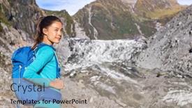  Presentation with new zealand - Slide deck having travel-adventure-tourist-explorer-backpacking background and a light gray colored foreground