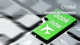  Presentation with now - Amazing theme having travel agent - book now button backdrop and a gray colored foreground