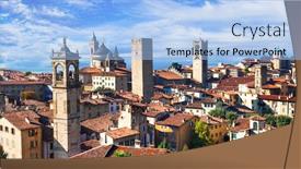  Presentation with travel - Theme with travel-and-landmarks-of-northern background and a light blue colored foreground