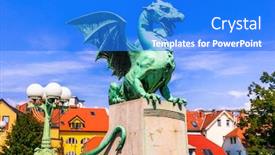  Presentation with rajasthan travel indian cameleer - Beautiful slide set featuring travel and landmarks of slovenia - beautiful ljubljana with famos dragon's bridge iconic symbol of the city backdrop and a cobalt blue colored foreground