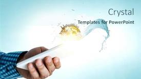  Presentation with world travel - PPT layouts consisting of travel-around-the-world-mixed background and a cool aqua colored foreground