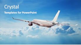  Presentation with world travel - Slide set with travel around the world background and a teal colored foreground