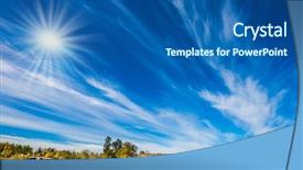  Presentation with water dam - PPT theme having travel around the world background and a  colored foreground