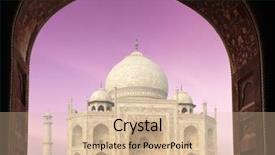  Presentation with taj mahal - Slide deck with travel background agra uttar pradesh background and a soft green colored foreground