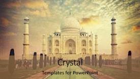  Presentation with taj mahal - Cool new presentation design with travel background agra uttar pradesh backdrop and a  colored foreground