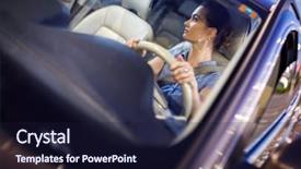  Presentation with car rental - Beautiful PPT layouts featuring travel car rental car ownership backdrop and a wine colored foreground