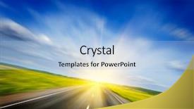  Presentation with motion - Colorful slide deck enhanced with portrait of redhead girl with blue eyes on nature background face of young woman with freckles closeup sunset in field backdrop and a dark gray colored foreground