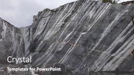  Presentation with mining - Colorful theme enhanced with travel-concept-mining-remains backdrop and a dark gray colored foreground