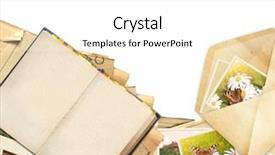  Presentation with travel diary - Slides enhanced with travel diary - frame with old paper background and a white colored foreground