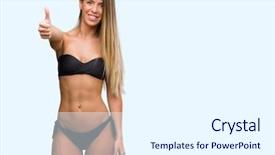  Presentation with black woman at gas station - Beautiful PPT theme featuring travel excel - beautiful young woman wearing black backdrop and a white colored foreground