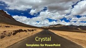 Presentation with kashmir - Presentation theme enhanced with travel forward concept background - road on plains in himalayas with mountains and dramatic clouds manali-leh road ladakh jammu and kashmir india background and a tawny brown colored foreground