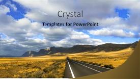  Presentation with lead - Slide deck having travel-in-canary-islands-impressive background and a light blue colored foreground