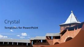  Presentation with russia - Audience pleasing slides consisting of travel-in-russia-nizhny-novgorod backdrop and a light blue colored foreground