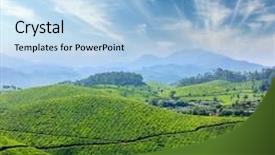  Presentation with kerala - Slide set featuring travel india kerala concept background background and a light blue colored foreground