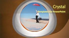  Presentation with aircraft - Slides featuring travel insurance concept dramatic situation background and a tawny brown colored foreground