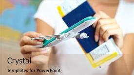  Presentation with airplane - Audience pleasing PPT layouts consisting of christmas tree holiday concert backdrop and a gray colored foreground