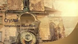  Presentation with world travel - Cool new slide deck with travel place in world - prague backdrop and a gold colored foreground