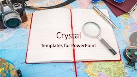  Presentation with compass road - PPT layouts enhanced with travel preparation compass money passport background and a  colored foreground