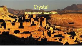  Presentation with ait - Amazing presentation having travel situation - ait benhaddou kasbah along backdrop and a tawny brown colored foreground