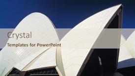  Presentation with australia - Theme having travel-to-australia background and a lemonade colored foreground