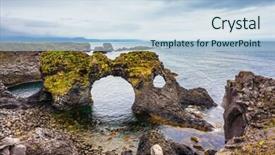  Presentation with travel daily itinerary - Presentation consisting of travel to iceland background and a light blue colored foreground