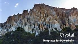  Presentation with dreamland - Presentation theme enhanced with travel-to-the-south-island background and a tawny brown colored foreground